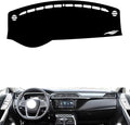 leather dashboard cover Compatible with Ford TERRITORY，dash cover（black）