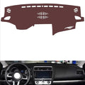 Leather Dashboard Cover Compatible with SubaruSubaru Legacy 2016-2020,Dash Board Cover mat Anti-Slip Sun-Proof and dust-Proof(Brown)