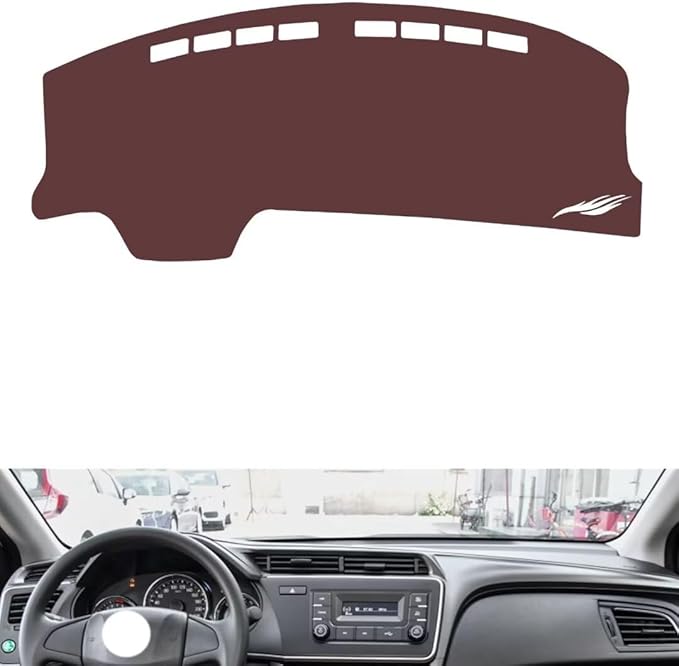 Leather Dashboard Cover Compatible with Honda Gienia，Dash Cover, Non-Slip Dash Cover, Dash mat Dashboard Cover, Interior Dash Covers