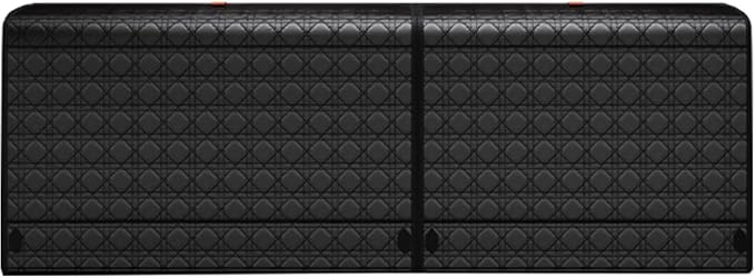 XDV Trunk Organizers, Car Organizers, Storage Solutions, and Car Storage Organizers for SUVs, Sedans, Back Seats, and Luxury Vehicles with Lid, Leather, Small, Large (Black, L&M)