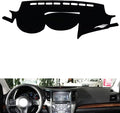 leather dashboard cover Compatible with SubaruSubaru OUTBACK 2010-2014，dash cover（black）