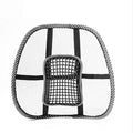 Car Seat Chair Massage Back Lumbar Support Mesh Ventilate Cushion Pad Auto Seat Back Cushion Home Office Waist Breathable Density Mesh for Back Pain and Poor Posture Fits to All Chair