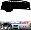 leather dashboard cover Compatible with HONDA City，dash cover（black）