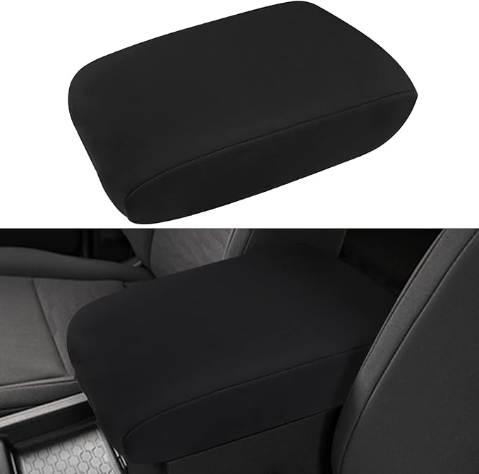 INTGET Car Center Console Cover for 2022 2023 2024 2025 2026 Nissan Frontier Accessories Neoprene Armrest Cover Middle Console Cover Center Console Lid Protector Replacement (Neoprene)