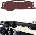 Leather Dashboard Cover Compatible with Toyota RAV4 2021，Dash Cover, Non-Slip Dash Cover, Dash mat Dashboard Cover, Interior Dash Covers