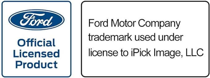 iPick Image for Ford Bronco Universal Car Door Handle Cup Protector Clear Decal Stickers, Pair - Official Licensed