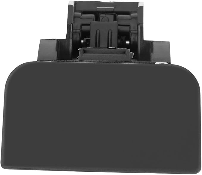 KIMISS Glove Box Lock Replacement,For Volkswagen POLO 2005-2009 ABS Car Glove Box Lock Latch Lid Handle No Hole (Black)