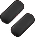 Car Knee Cushion Pad, Memory Foam Microfiber Leather Vehicle Door Armrest Pillow for Leg Elbow, Comfort Automotive Center Console Knee Pad Protector, Universal for Automobile RV Truck (Black)