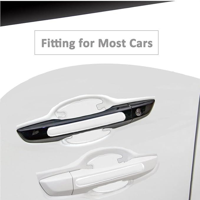 14 PCS Car Door Handle Scratch Protector,Universal Waterproof Anti-Scratches Car Door Cup Protector Transparent 14
