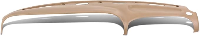 DNA MOTORING Dash Cover Overlay Compatible with 98-01 Ram 1500 Pickup / 98-02 Ram 2500 3500 Pickup, Beige Dash Board Cover Cap, ZTL-Y-0089-BE