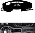 leather dashboard cover Compatible with HONDA Spirior（HUD） 2015-2017，dash cover（black）