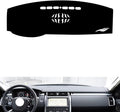 leather dashboard cover Compatible with LR Discovery 5 2017-2021，dash cover（black）
