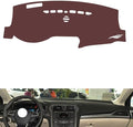 Leather Dashboard Cover Compatible with Ford Mondeo (Speakers、Warning Light) 2013-2020，Dash Cover, Non-Slip Dash Cover, Dash mat Dashboard Cover, Interior Dash Covers