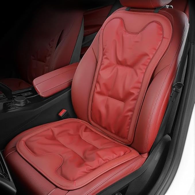 Car Seat Cushion, Personalized Lumbar Support Cushion, Custom Pain Relief Seat Cushion for Long Driving, Car, Office or Home Chair (2PCS-Front Seat Cushion-A)