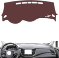 Leather Dashboard Cover Compatible with Chevy Trax 2017-2018，Dash Cover, Non-Slip Dash Cover, Dash mat Dashboard Cover, Interior Dash Covers