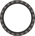 Thickened Elastic Steering Wheel Cover, Gray Plaid Clan Moffat Tartan Ultra, Soft, Breathable, Fit for Cars, SUVs, Trucks, Stylish Comfortable Grip