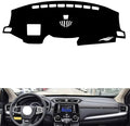 leather dashboard cover Compatible with HONDA Breeze (HUD 20-2021，dash cover（black）