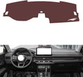 Leather Dashboard Cover Compatible with Honda Breeze (NO HUD,Audio 2023,Dash Board Cover mat Anti-Slip Sun-Proof and dust-Proof(Brown)