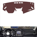 generic leather dashboard cover Compatible with SubaruSubaru FORESTER 2019-2024，dash cover, Non-Slip Dash Cover, Dash mat Dashboard Cover, Interior Dash Covers, brown