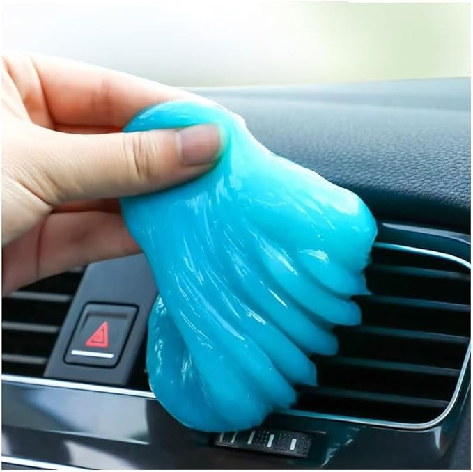 Car Cleaning Gel in Two cans, General car Beauty Tools, car Vent Slime, Dashboard and Keyboard, car Accessories