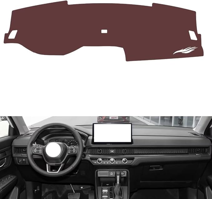 Leather Dashboard Cover Compatible with Honda Breeze (NO HUD,No Speakers 2023，Dash Cover, Non-Slip Dash Cover, Dash mat Dashboard Cover, Interior Dash Covers