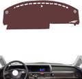 Leather Dashboard Cover Compatible with Honda Elysion 2012-2015，Dash Cover, Non-Slip Dash Cover, Dash mat Dashboard Cover, Interior Dash Covers