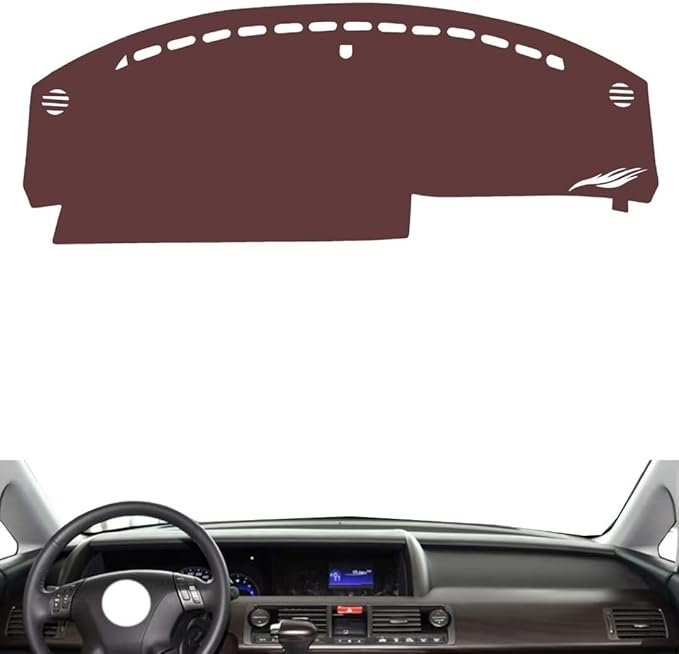 Leather Dashboard Cover Compatible with Honda Elysion 2012-2015，Dash Cover, Non-Slip Dash Cover, Dash mat Dashboard Cover, Interior Dash Covers