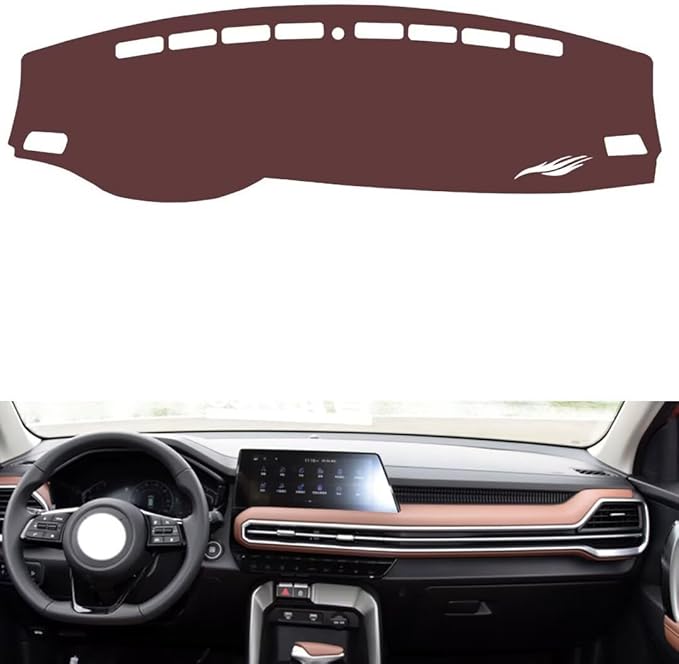 Leather Dashboard Cover Compatible with KIA Sportage ACE 2021，Dash Cover, Non-Slip Dash Cover, Dash mat Dashboard Cover, Interior Dash Covers