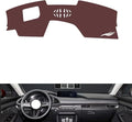 generic leather dashboard cover Compatible with Mazda 3 Axela (HUD) 2020-2023，dash cover, Non-Slip Dash Cover, Dash mat Dashboard Cover, Interior Dash Covers, brown