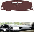 Leather Dashboard Cover Compatible with Buick Regal（NO HUD） 2017-2024，Dash Cover, Non-Slip Dash Cover, Dash mat Dashboard Cover, Interior Dash Covers