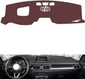 Leather Dashboard Cover Compatible with Mazda CX-8（HUD） 2019，Dash Cover, Non-Slip Dash Cover, Dash mat Dashboard Cover, Interior Dash Covers
