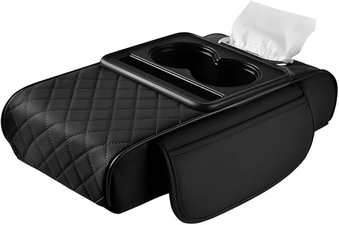 Civenhhd Car Armrest Pad, Universal Armrest Cushion Pad, Leather Armrest Box Pad