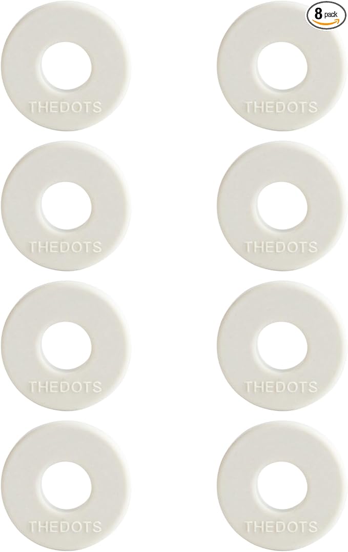 THEDOTS 8 Pack Cashmere Wood Chestnut Car Air Freshener Replacement, Luxury Solid Scent Refill, Warm Scented Pads for Auto Decor (Clip Not Included)