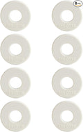 THEDOTS 8 Pack Frosted Ebony Car Air Freshener Refills, Long Lasting Scent Solid Fragrance Pads, Odor Eliminator Tablet (Clip Not Included)