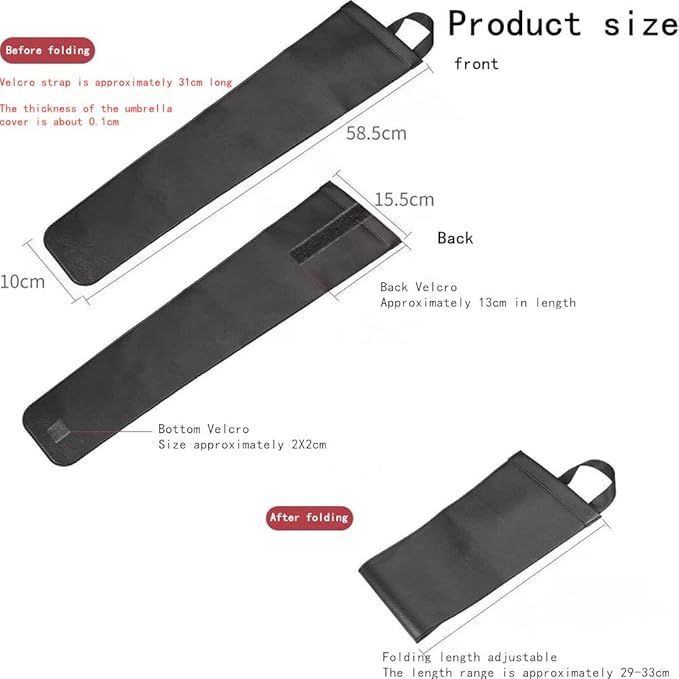 Car Umbrella Storage Bag Car Truck Back Seat Umbrella Storage Holder Adjustable Umbrella Storage Bag Multi functional umbrella storage bag