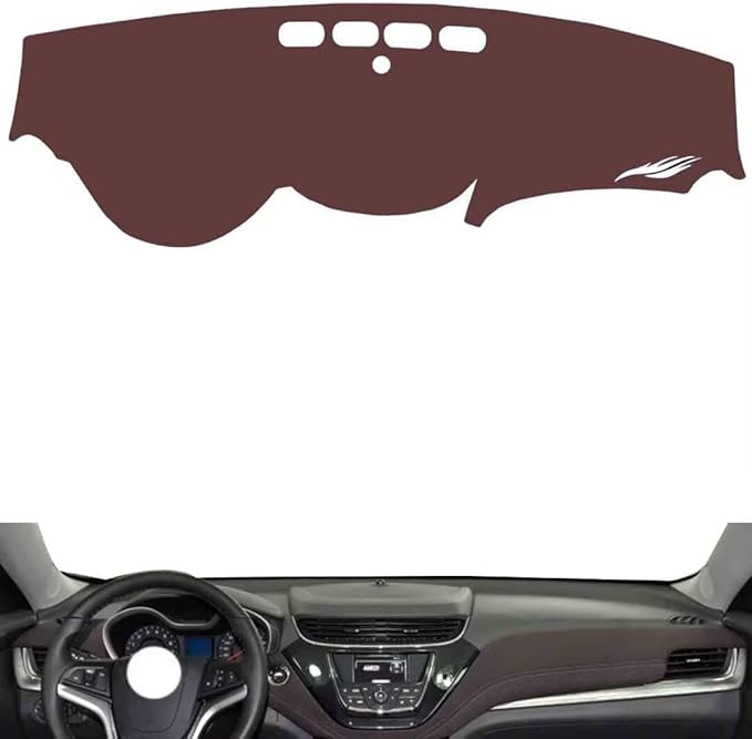 Leather Dashboard Cover Compatible with Chevy Malibu 2016-2019，Dash Cover, Non-Slip Dash Cover, Dash mat Dashboard Cover, Interior Dash Covers