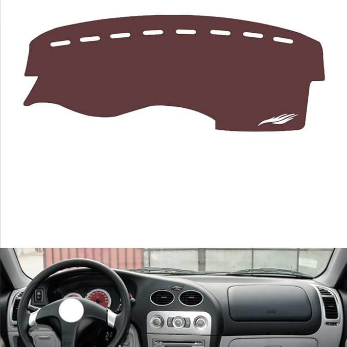 Leather Dashboard Cover Compatible with Mitsubishi Lancer，Dash Cover, Non-Slip Dash Cover, Dash mat Dashboard Cover, Interior Dash Covers