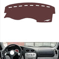 Leather Dashboard Cover Compatible with Mitsubishi Lancer,Dash Board Cover mat Anti-Slip Sun-Proof and dust-Proof(Brown)