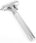 MOTORBUDDY Car Safety Hammer, Fireproof Metal Emergency Escape Hammer with Hard Alloy Head Window Breaker and Seat Belt Cutter, Aluminium Alloy Emergency Escape Tool for Car Accidents