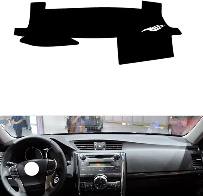 leather dashboard cover Compatible with Toyota Ruiz（Old） 2010-2015，dash cover（black）