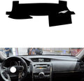 leather dashboard cover Compatible with Toyota Ruiz（Old） 2010-2015，dash cover（black）