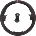 Custom Microfiber Leather Steering Wheel Cover fit for 1998-2005 206, 206 SW, 206 CC - Slip-On Design(C-Black thread)