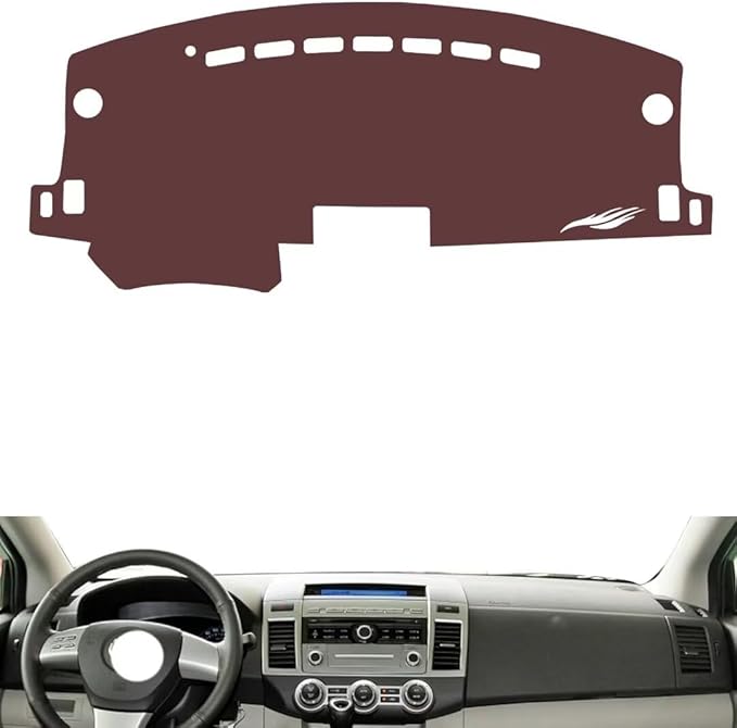 Leather Dashboard Cover Compatible with Mazda 8，Dash Cover, Non-Slip Dash Cover, Dash mat Dashboard Cover, Interior Dash Covers