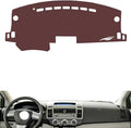 Leather Dashboard Cover Compatible with Mazda 8,Dash Board Cover mat Anti-Slip Sun-Proof and dust-Proof(Brown)