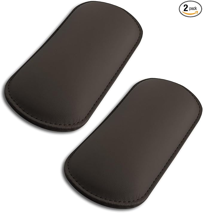 2PCS Car Door Armrest Pads, Soft Leather Car Armrest Cushion with Memory Foam, Comfortable Auto Center Console for Leg Elbow, Elbow Pads Interior Accessories Fit Most Vehicles (Mocha Brown)