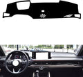 leather dashboard cover Compatible with HONDA Inspire (HUD 2023，dash cover（black）