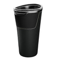 LoopTime Leakproof Car Trash Can,Mini Car Trash Bin for SUV and Truck,Small Removable Liner Cars Garbage Can,Waterproof Automotive TrashCan for Vehicle,Home,Office,Multipurpose,Easy to Clean (Black 2)