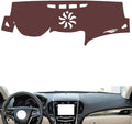 generic leather dashboard cover Compatible with Cadillac ATS-L (speaker)，dash cover, Non-Slip Dash Cover, Dash mat Dashboard Cover, Interior Dash Covers, brown