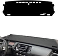 leather dashboard cover Compatible with HONDA Fit 2021-2024，dash cover（black）