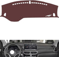 Leather Dashboard Cover Compatible with HyundaiHyundai Tucson 2019-2020，Dash Cover, Non-Slip Dash Cover, Dash mat Dashboard Cover, Interior Dash Covers